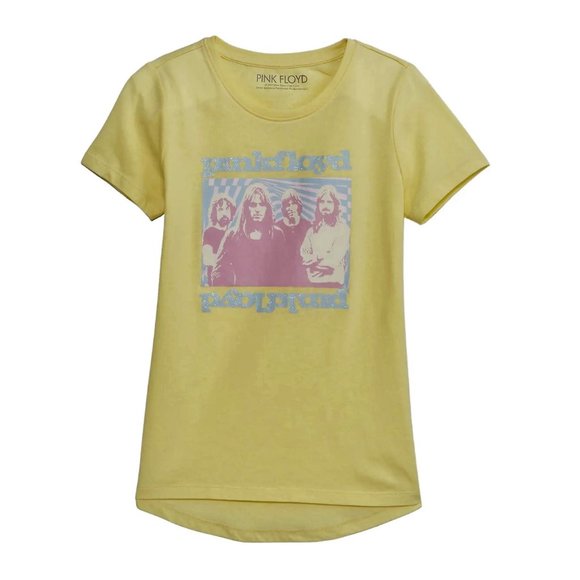 Pink Floyd Dark Side of the Moon Splater Official T-Shirt M L XL Girls 7-14 NWT - Picture 1 of 2
